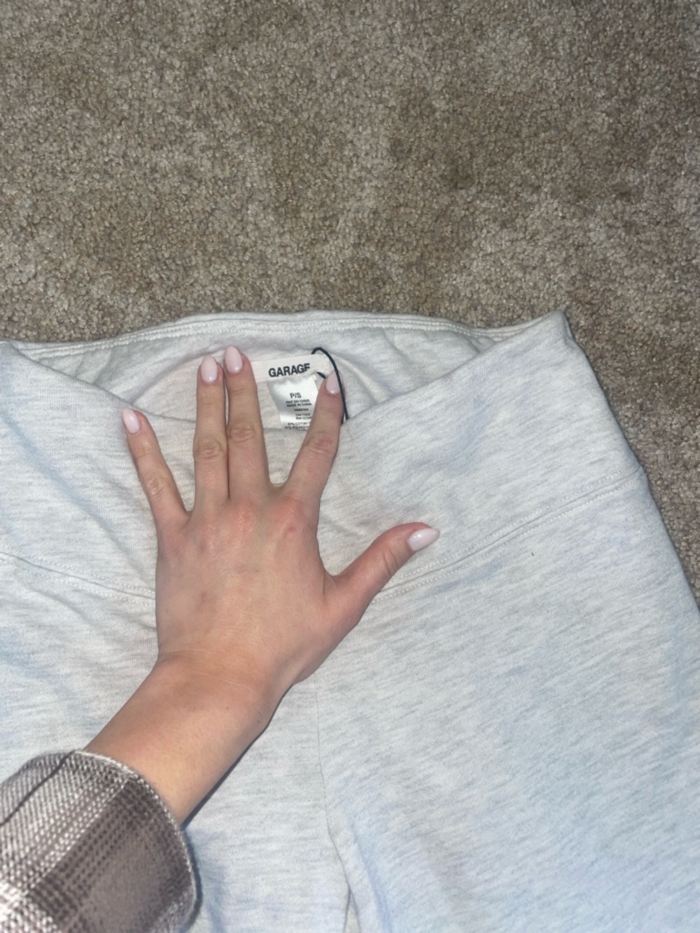 Garage Light Gray Flare Sweatpants BBL - Picture 2 of 2